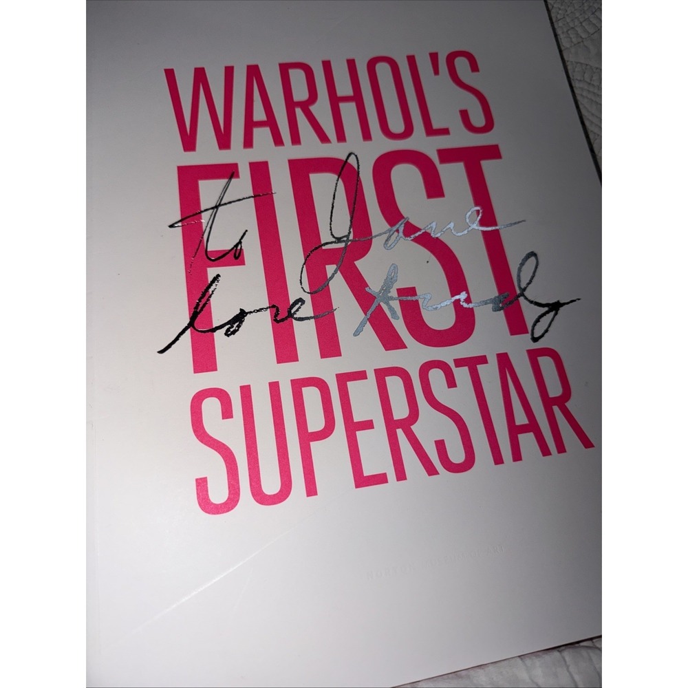 2015 Andy Warhol 'To Jane Love Andy' Exhibit Book Norton Museum of Art